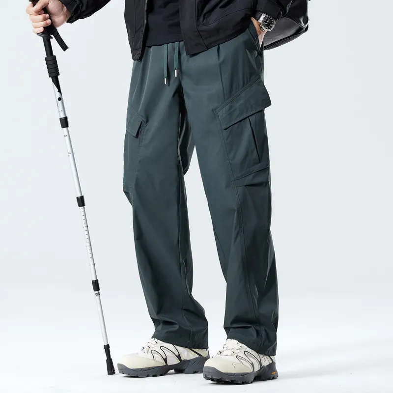 Red bean Cargo Pants Men-4