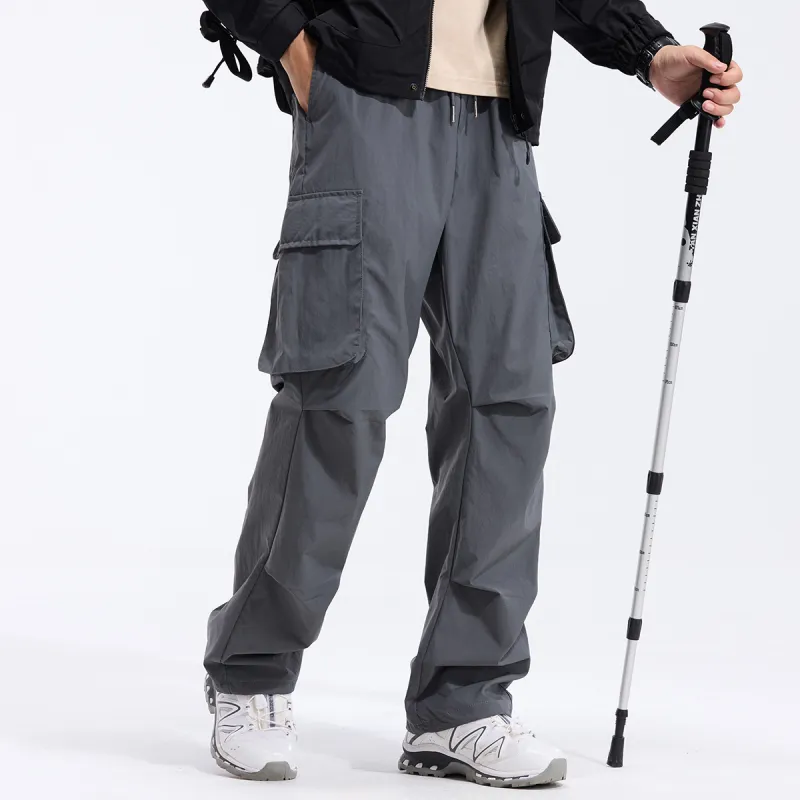 Red bean Cargo Pants Men-17