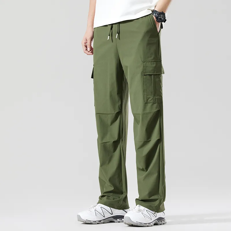 Red bean Cargo Pants Unisex-4