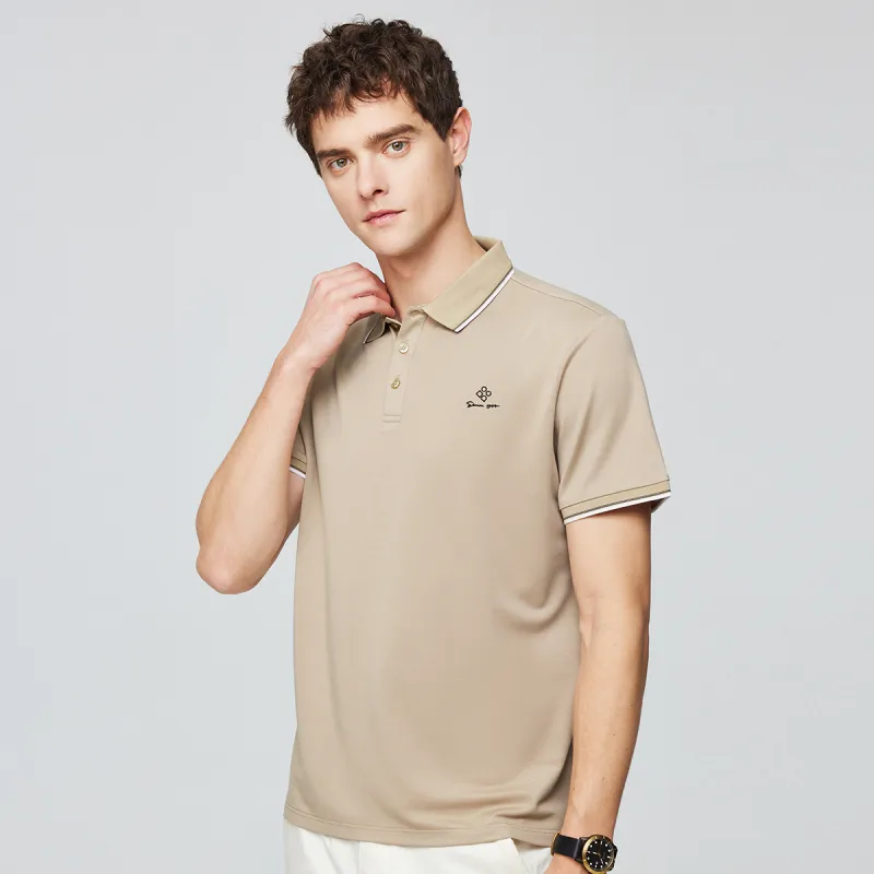 Red bean Polo Shirts Men-26