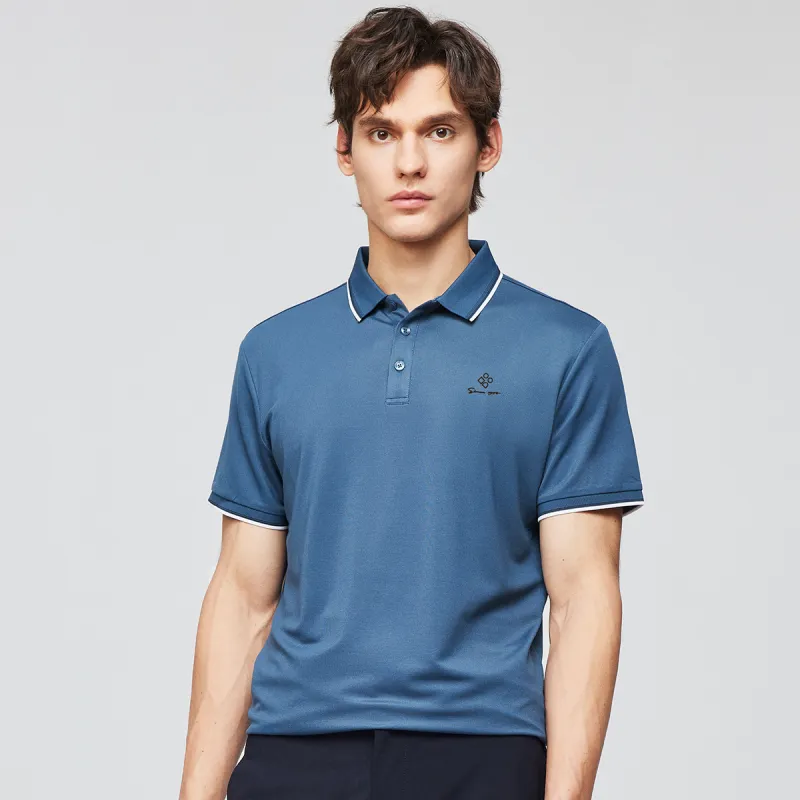 Red bean Polo Shirts Men-3