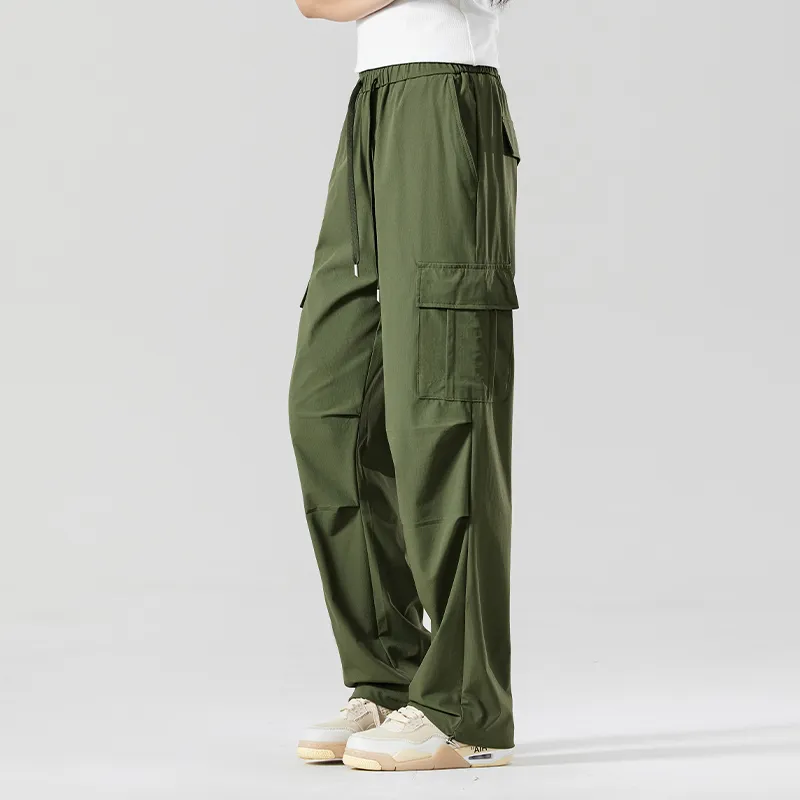 Red bean Cargo Pants Unisex-5