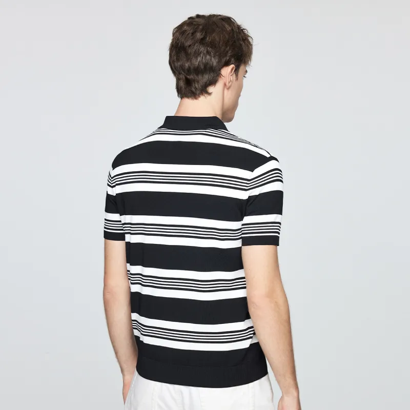Red bean Polo Shirts Men-4