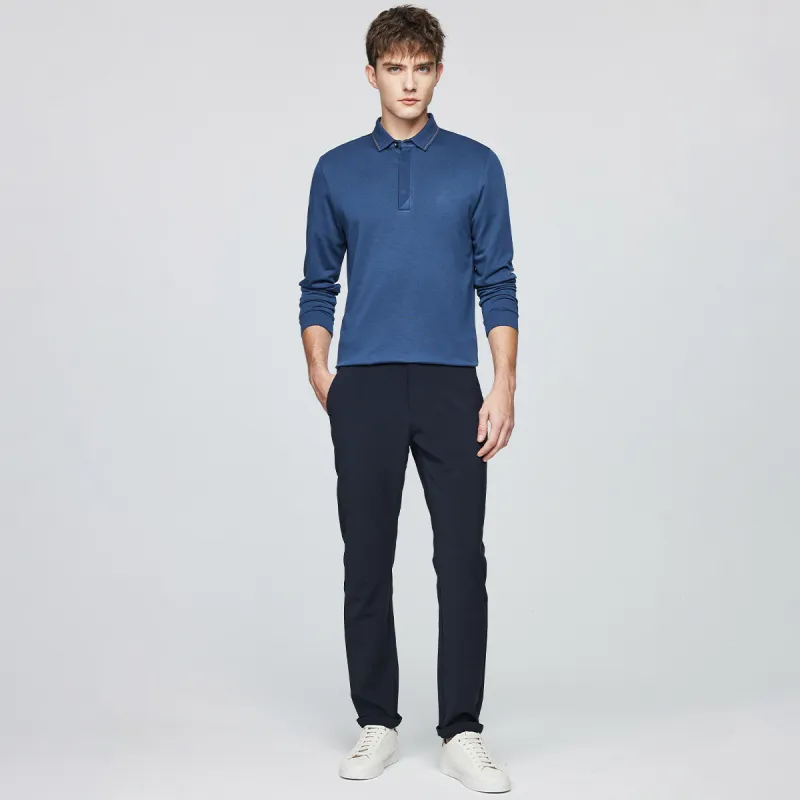 Red bean Polo Shirts Men-4