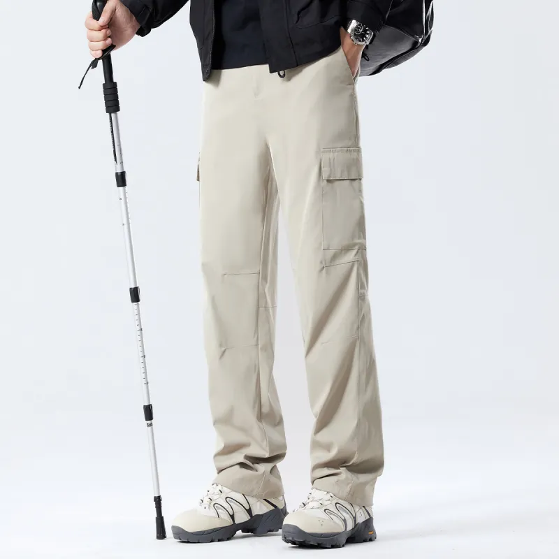 Red bean Cargo Pants Men-3