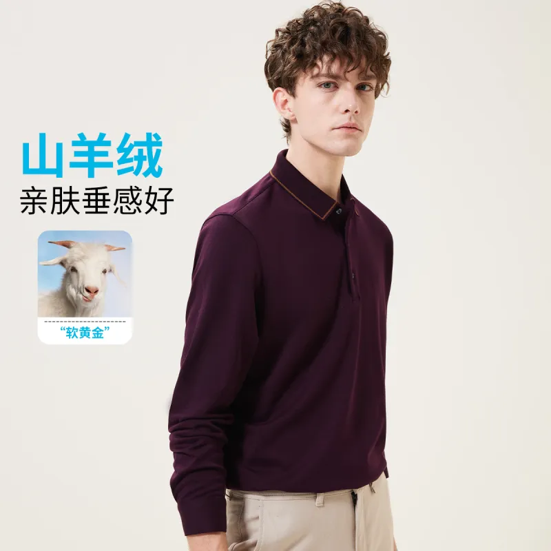 Red bean Polo Shirts Men-13