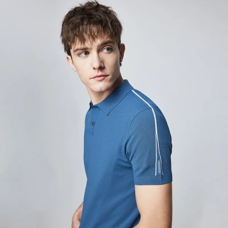Red bean Polo Shirts Men-3