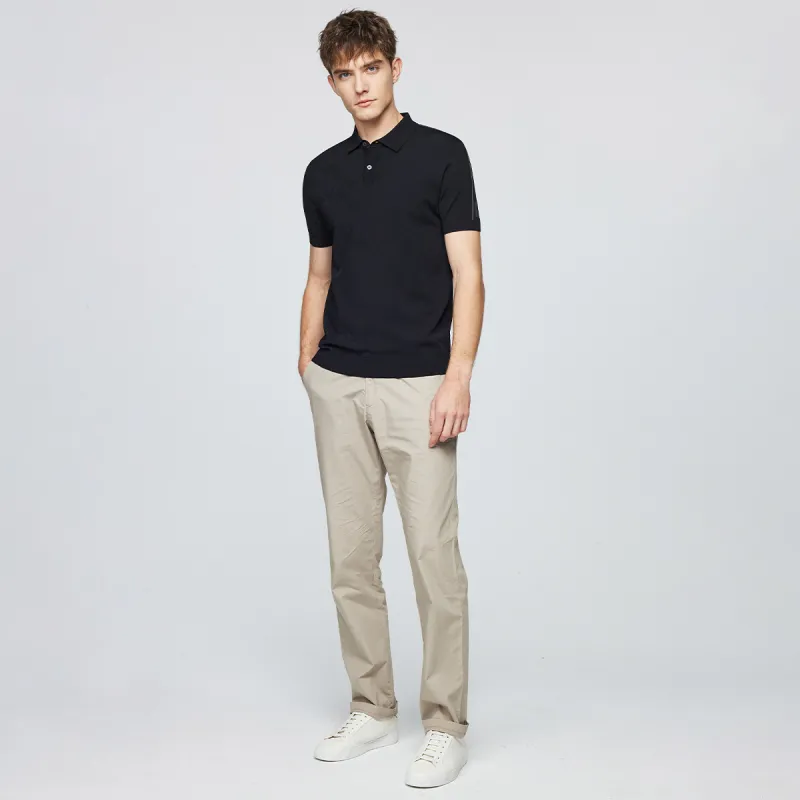Red bean Polo Shirts Men-11