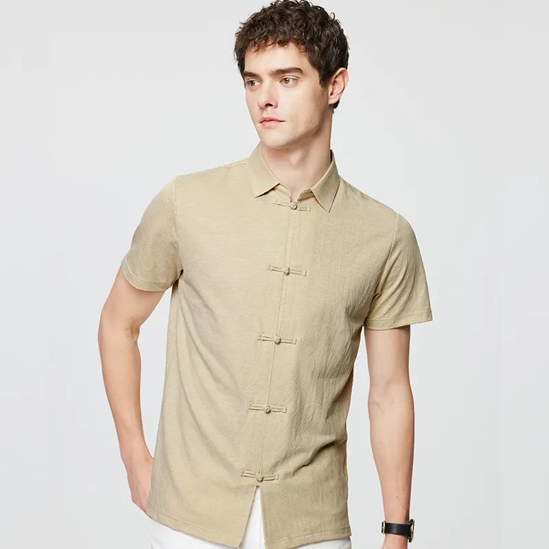 Red bean Polo Shirts Men-6