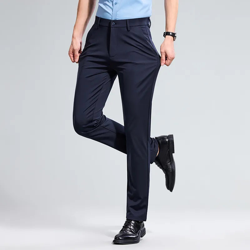 Red bean Suit Trousers Men-2