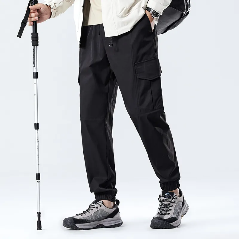 Red bean Cargo Pants Men-12