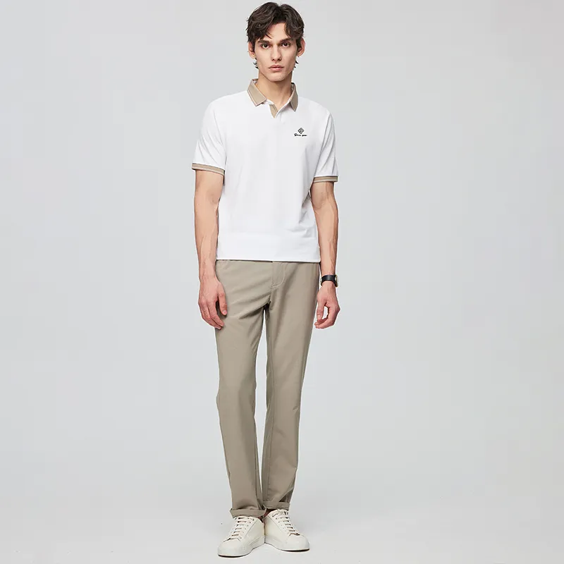 Red bean Polo Shirts Men-22