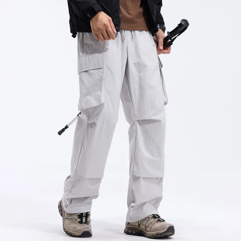 Red bean Cargo Pants Men-23