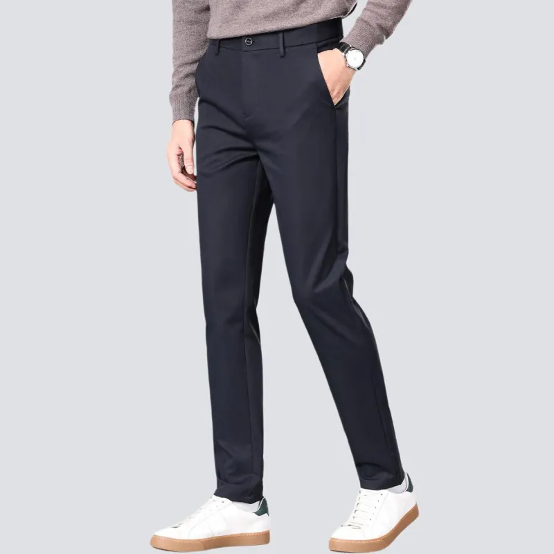 Red bean Suit Trousers Men-4