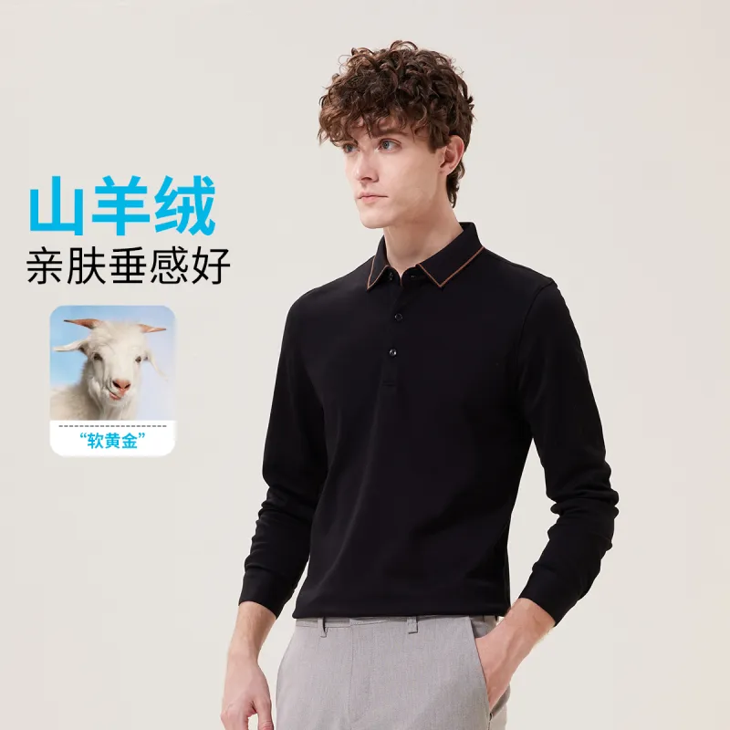 Red bean Polo Shirts Men-11