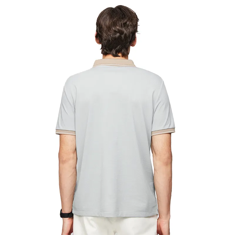 Red bean Polo Shirts Men-13