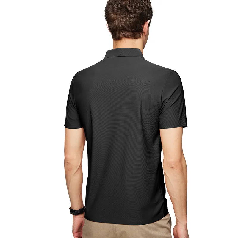 Red bean Polo Shirts Men-16