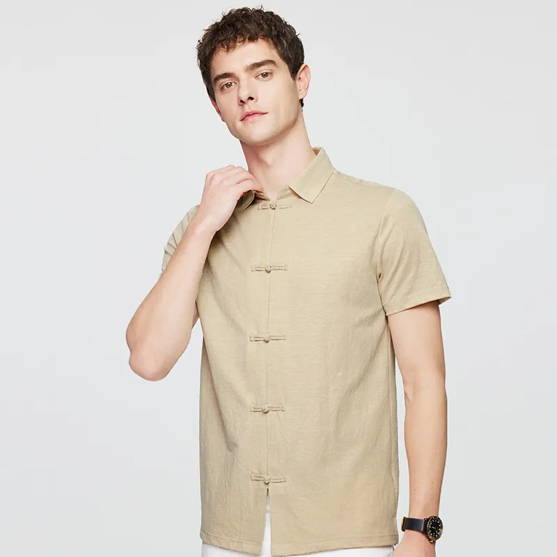 Red bean Polo Shirts Men-4