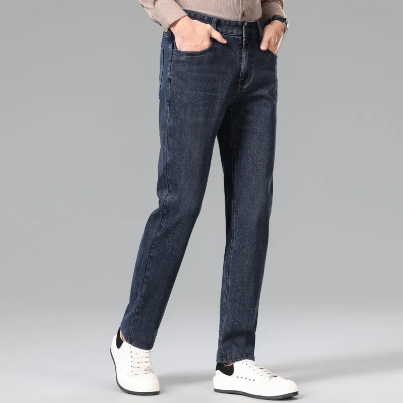 Red bean Jeans Men Dark Blue-1