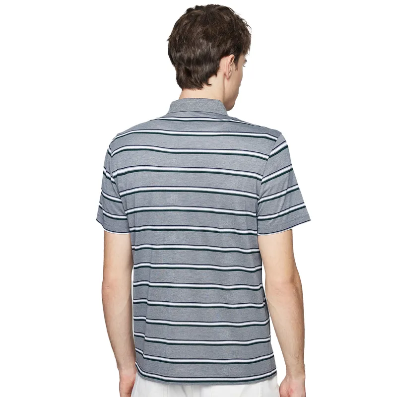Red bean Polo Shirts Men Gray-1