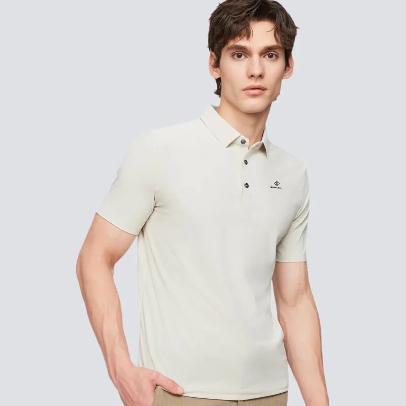Red bean Polo Shirts Men-7