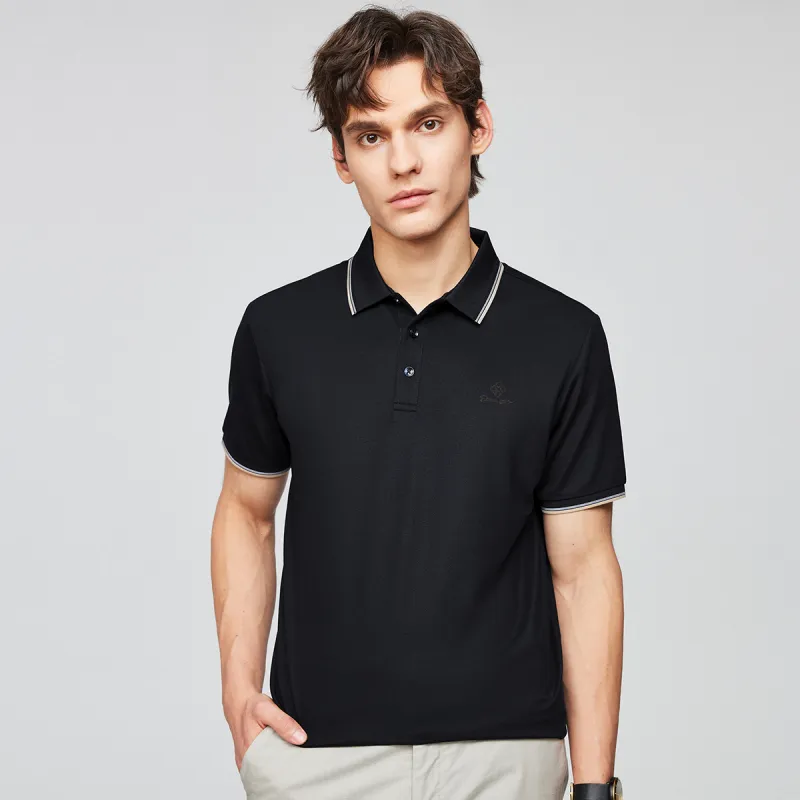 Red bean Polo Shirts Men-35