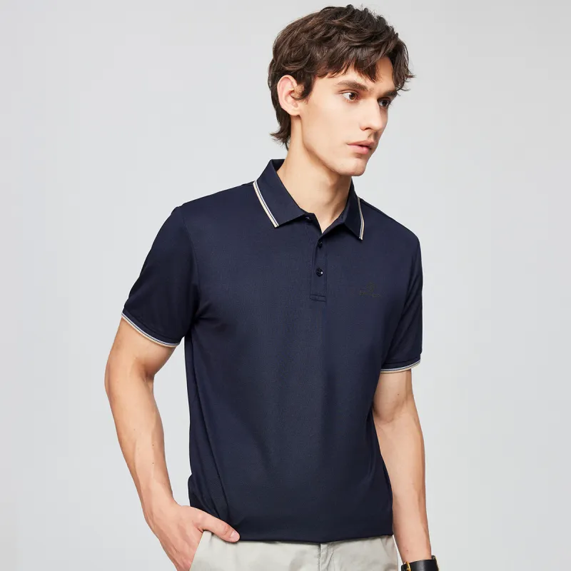 Red bean Polo Shirts Men-17
