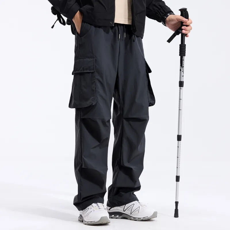 Red bean Cargo Pants Men-10