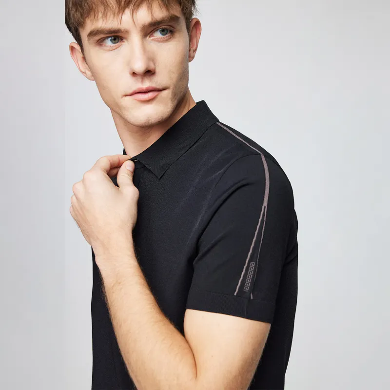 Red bean Polo Shirts Men-8
