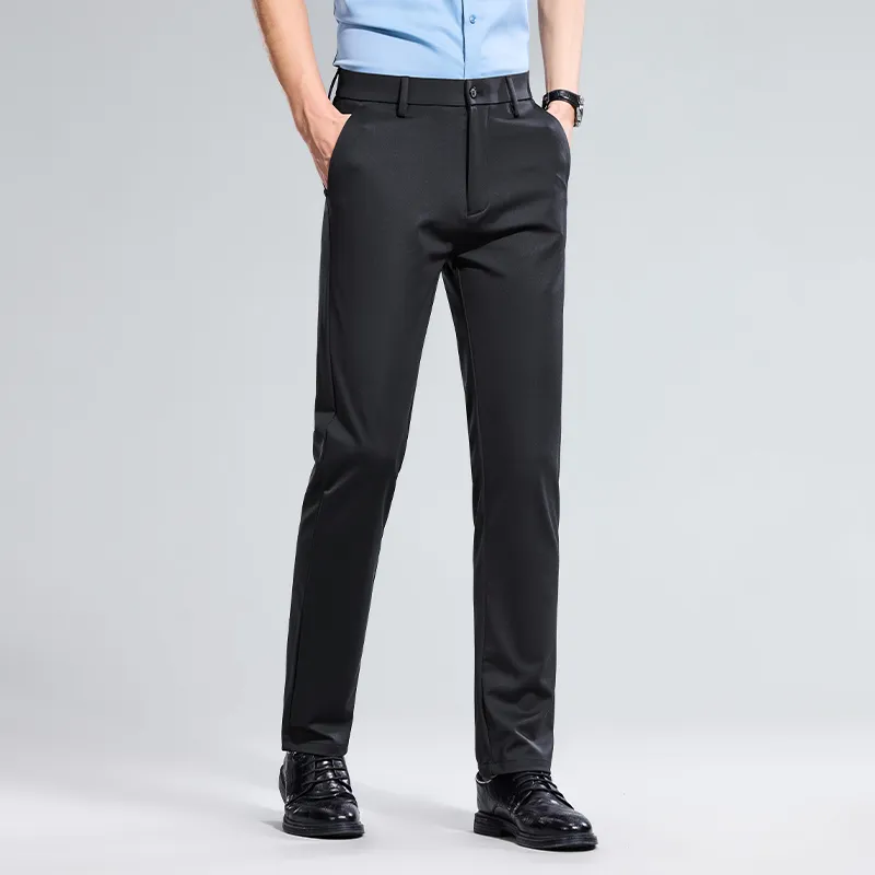 Red bean Suit Trousers Men-9