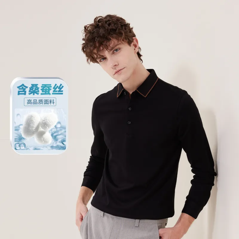 Red bean Polo Shirts Men-10