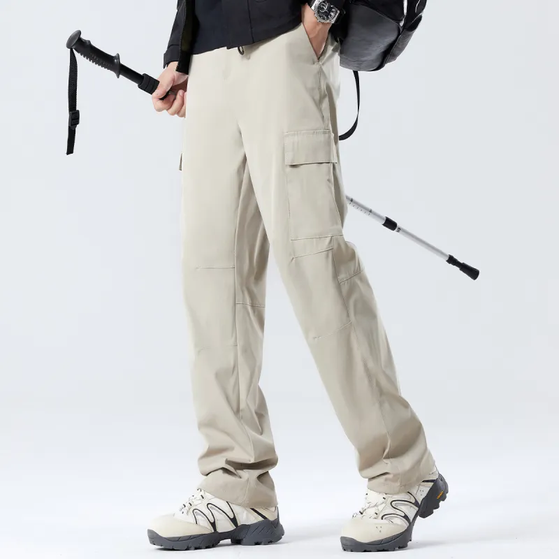 Red bean Cargo Pants Men-2