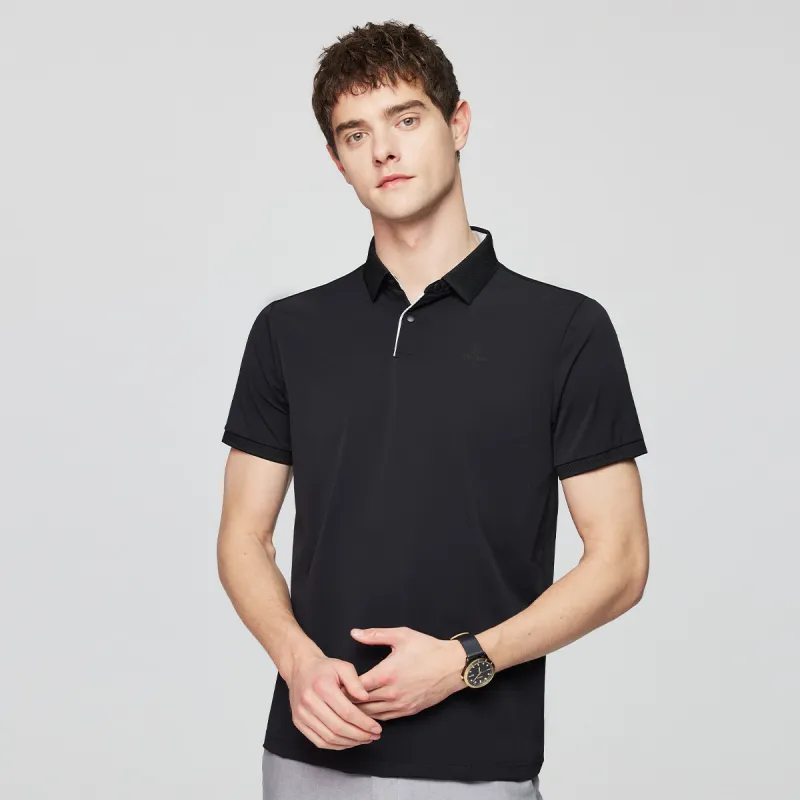 Red bean Polo Shirts Men-8