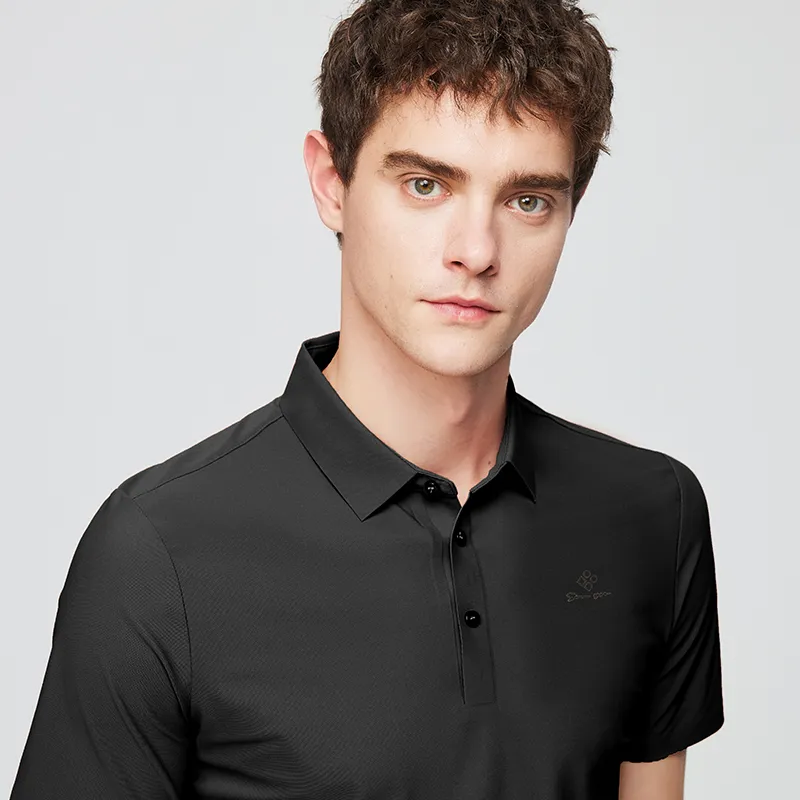 Red bean Polo Shirts Men-19