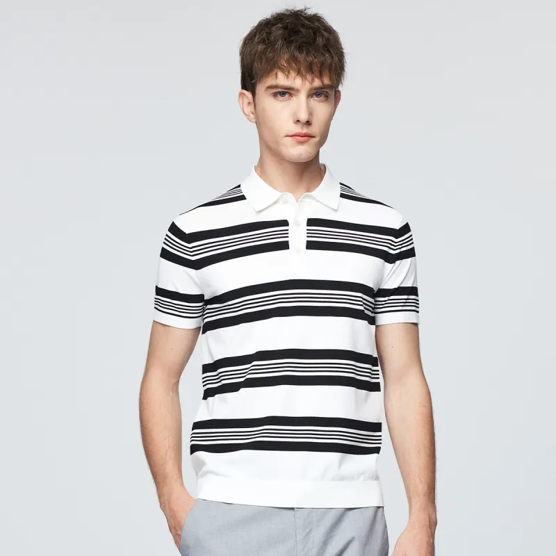 Red bean Polo Shirts Men-7