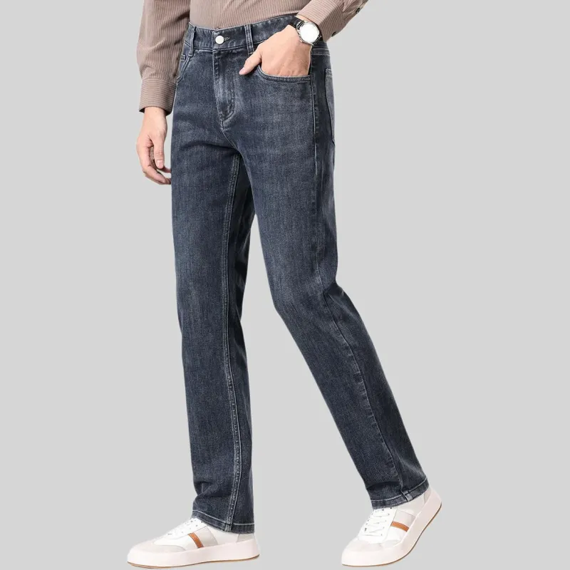 Red bean Jeans Men Dark Gray-2