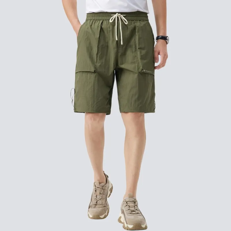 Red bean Casual Shorts Men-7