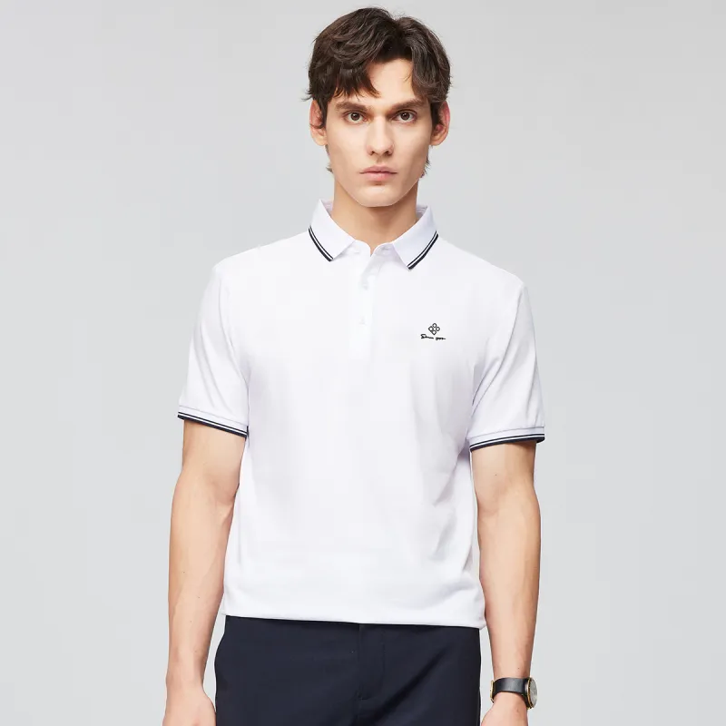 Red bean Polo Shirts Men-19