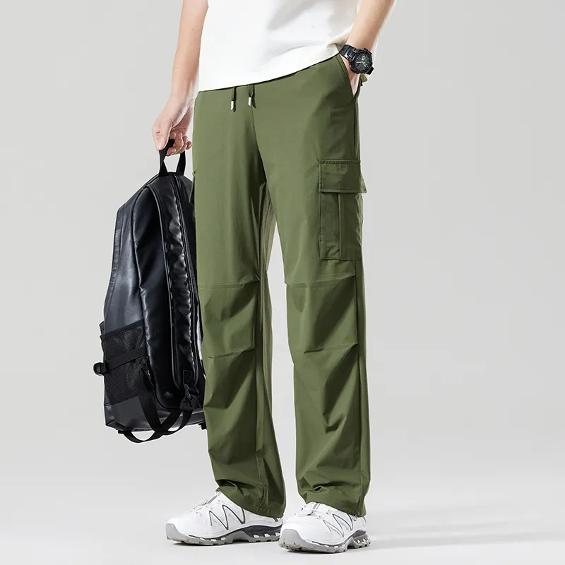 Red bean Cargo Pants Unisex-2