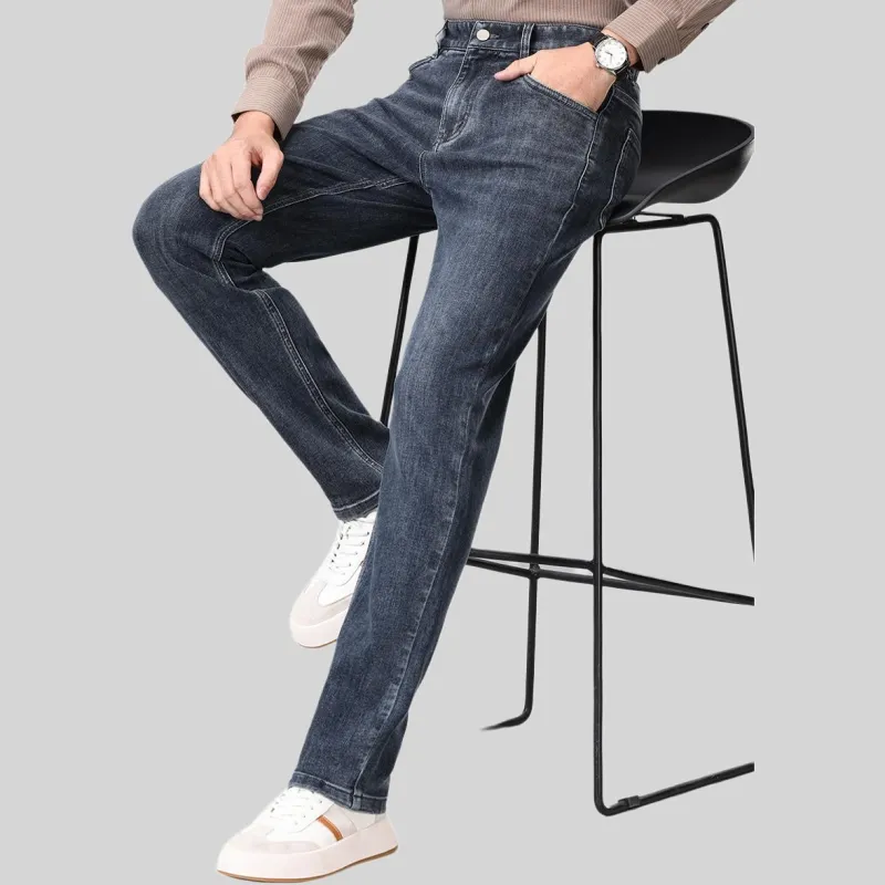 Red bean Jeans Men Dark Gray-3
