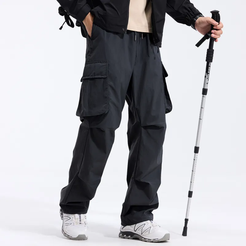 Red bean Cargo Pants Men-9