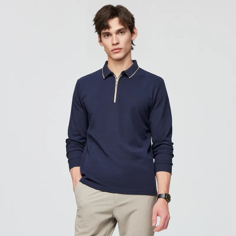 Red bean Polo Shirts Men-5
