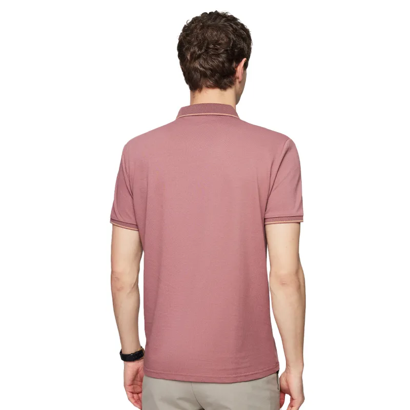 Red bean Polo Shirts Men-8