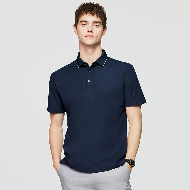 Red bean Polo Shirts Men-7