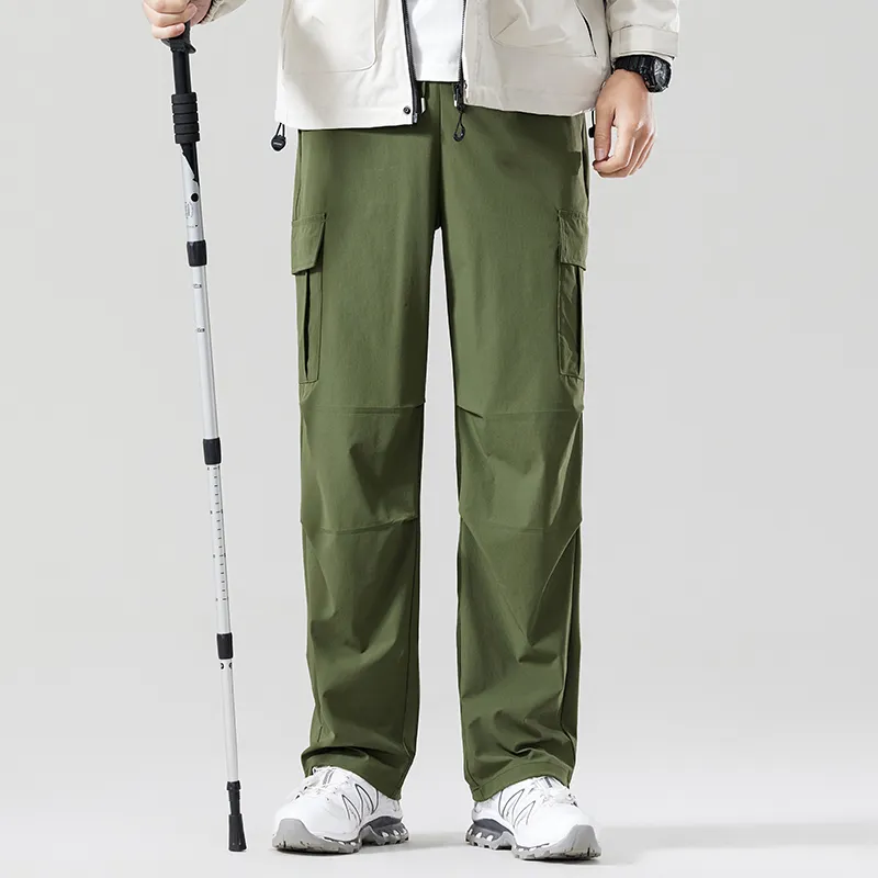 Red bean Cargo Pants Unisex-3