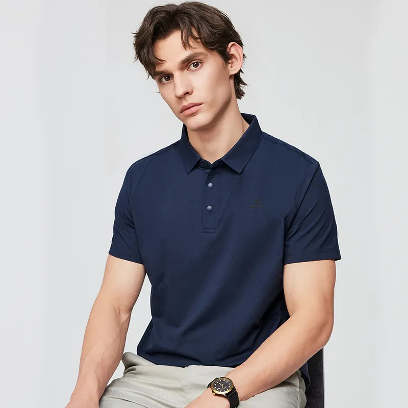 Red bean Polo Shirts Men-3