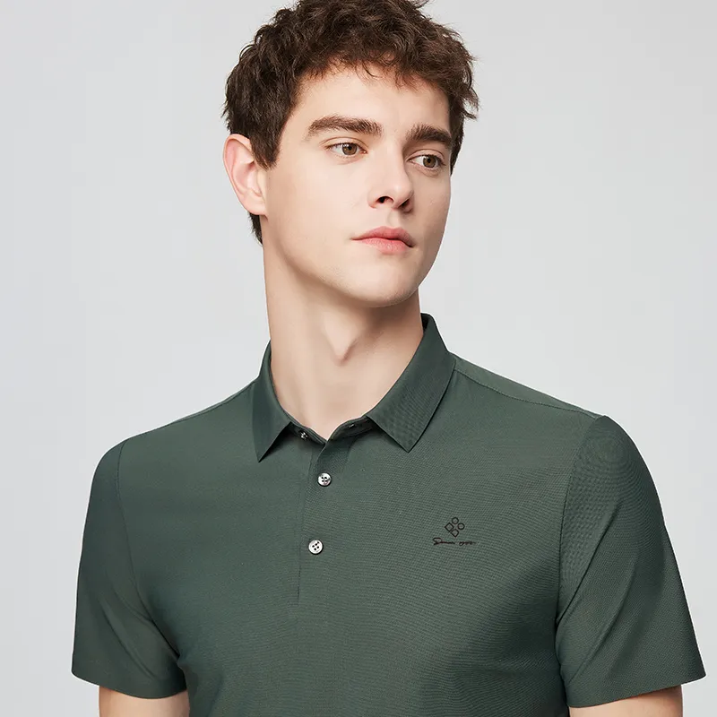 Red bean Polo Shirts Men-3