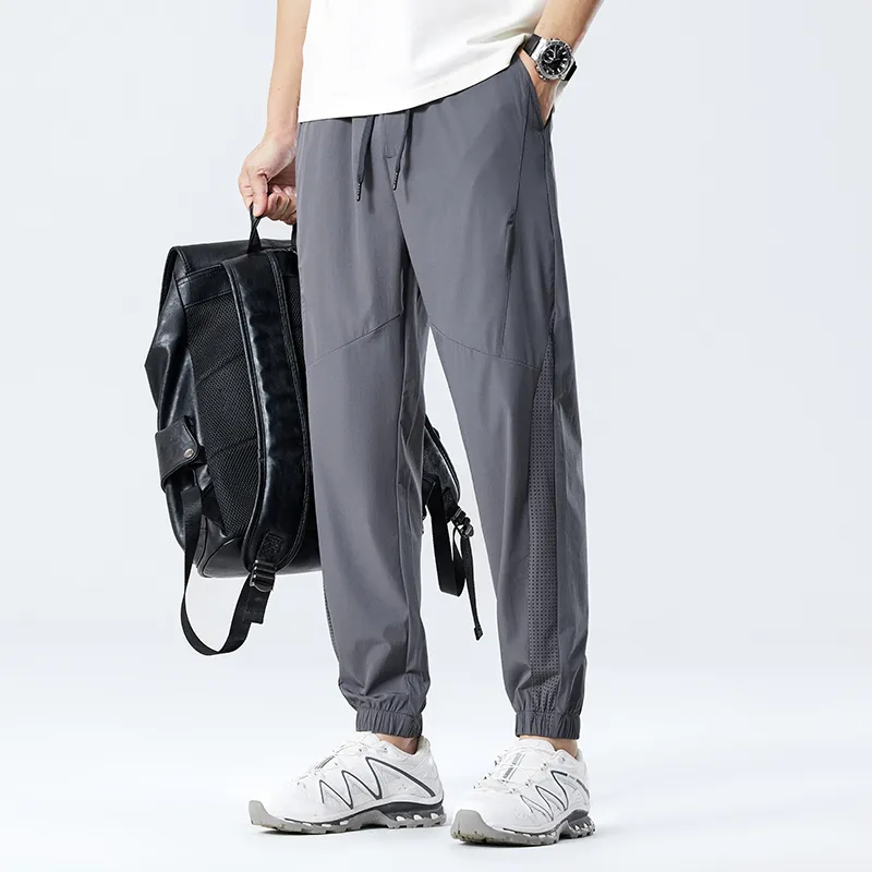 Red bean Cargo Pants Men-12