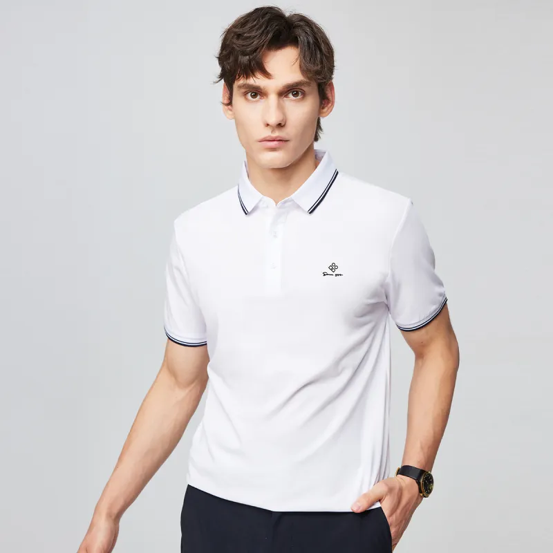 Red bean Polo Shirts Men-18