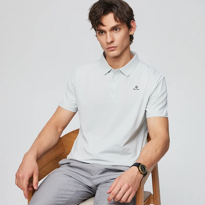 Red bean Polo Shirts Men-8